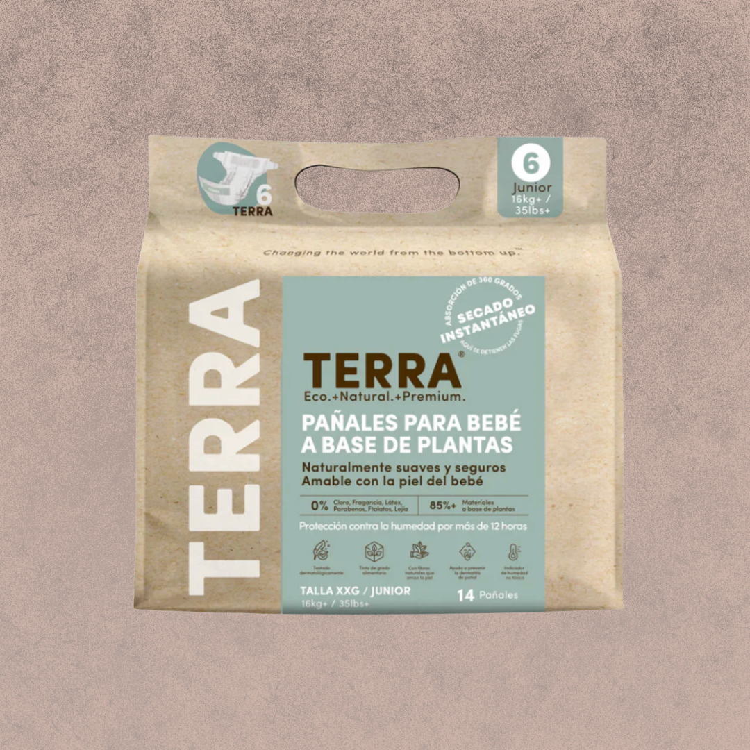 Pañal para bebe Terra talla XXG / 14 un