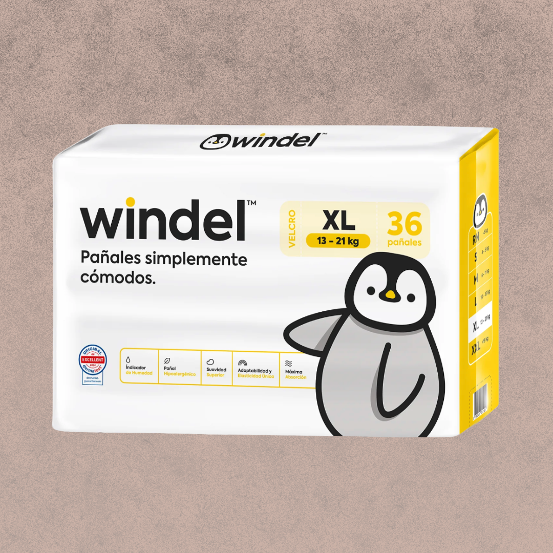 Pañal para bebe Windel Talla XL / 36 un