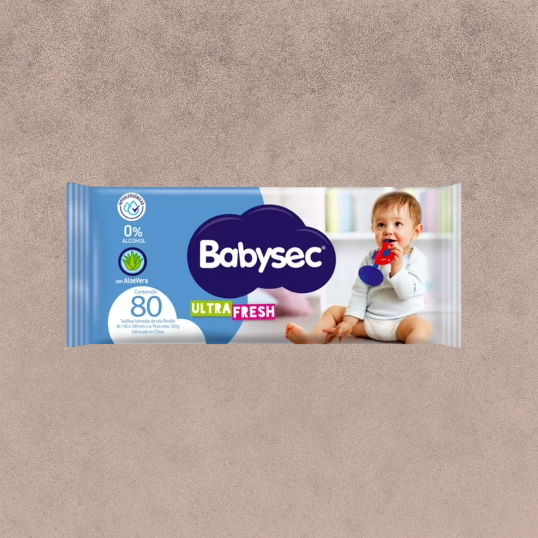 Toallitas húmedas Babysec ultra fresh / 80 unidades