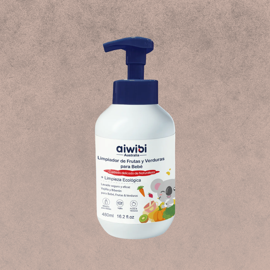 Limpiador de Frutas - Verduras y Mamaderas Aiwibi 480 ml