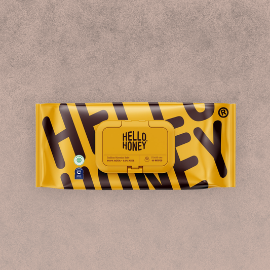 Toallitas húmedas Hello honey / 60 unidades