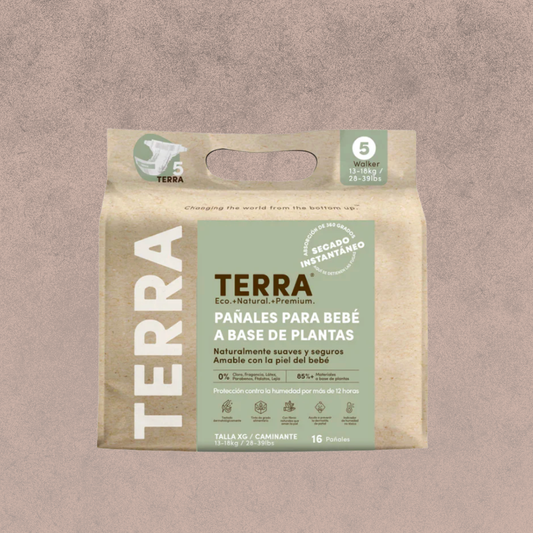 Pañal para bebe Terra  talla XG / 16 un