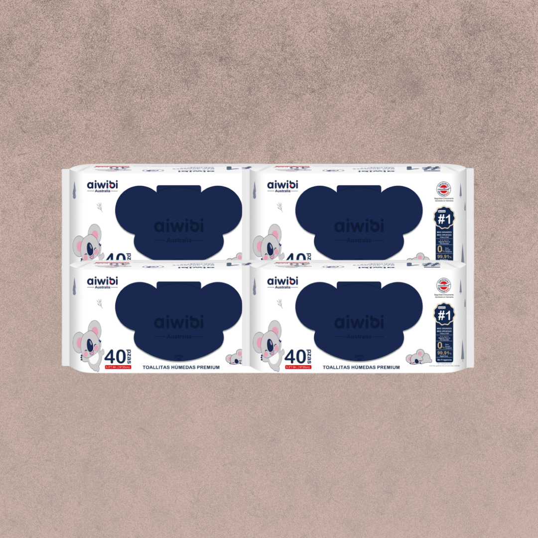 4 Paquetes de Toallitas Húmedas AIwibi Premium de lujo