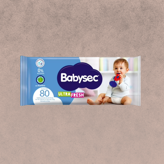 Toallitas húmedas Babysec ultra fresh  / 80 unidades