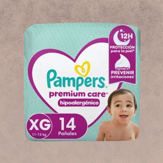 Pañal para Bebés Pampers Premium Care Talla XG 14 unidades