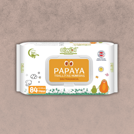Toallitas húmedas de Papaya con Agua de Manantial / 84 unidades