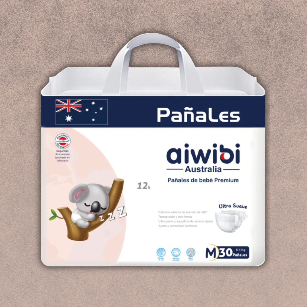 Pañal para Bebés Premium Talla M 30 unidades