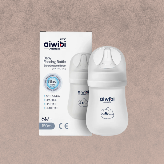 Mamadera de vidrio AIWIBI 180ML