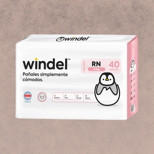 Pañal para bebe Windel Talla RN / 40 un